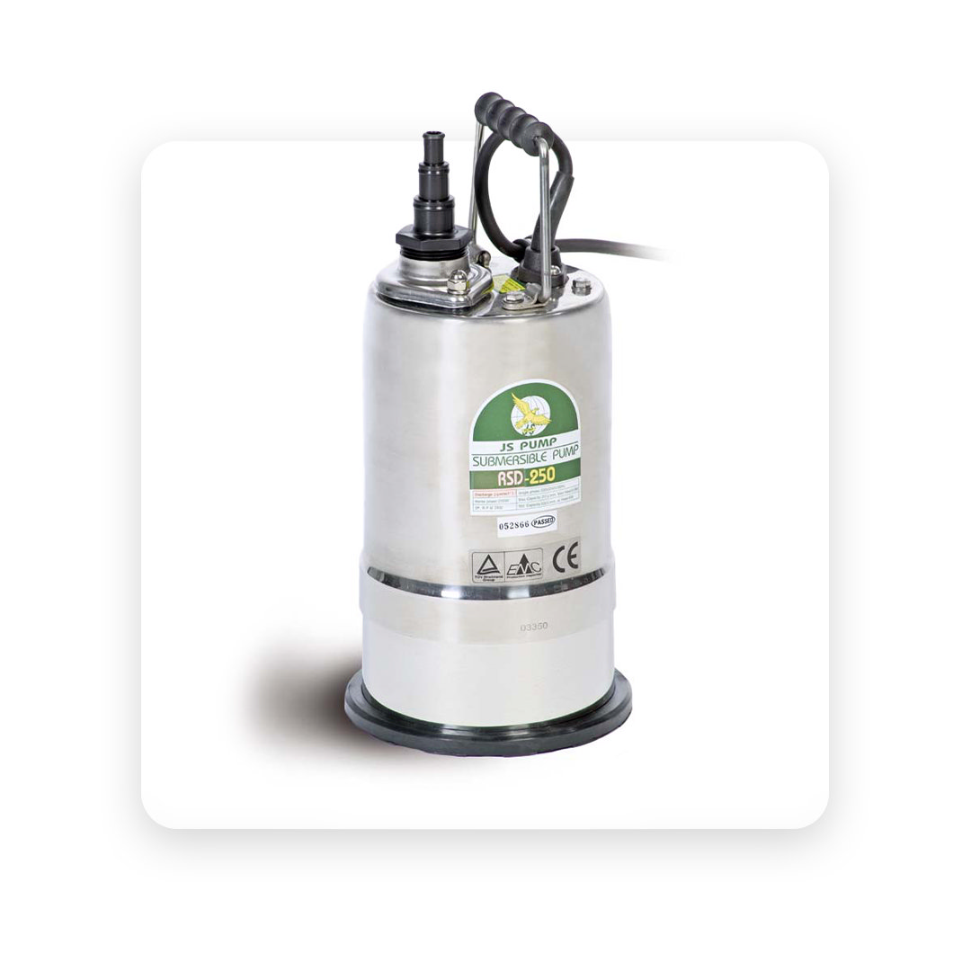 Dykpumpe RSD-250 inkl. flyde