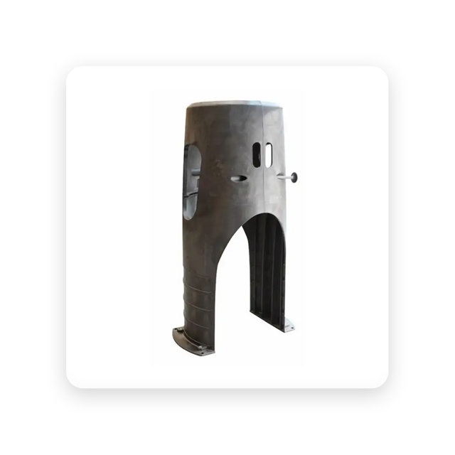 Support pompe pour multi-cyclone 