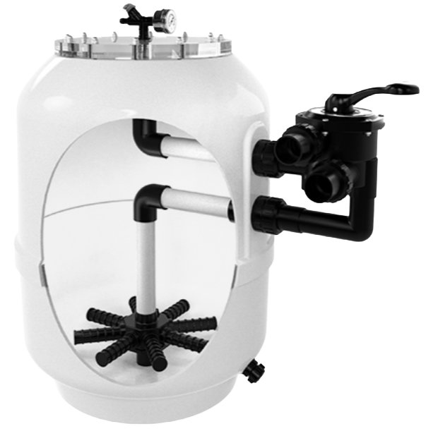 Blueplus S-flow semi-highbed Sandfilter