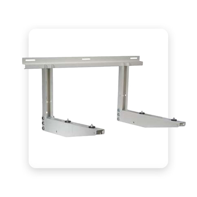 Väggfäste för värmepump (från 17kW) - 660x450x1000 mm