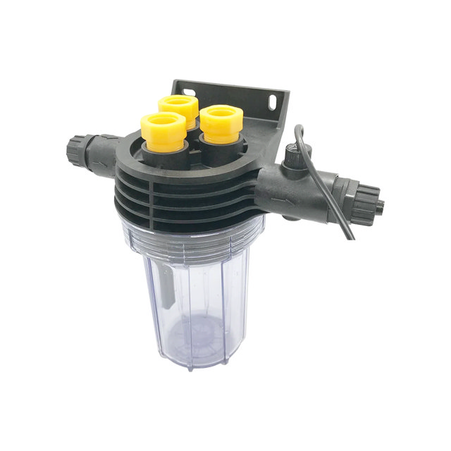 Seko sondehouder transparant met aansluiting 3 x 1/2 bi dr en geïntegreerde flowSwitch