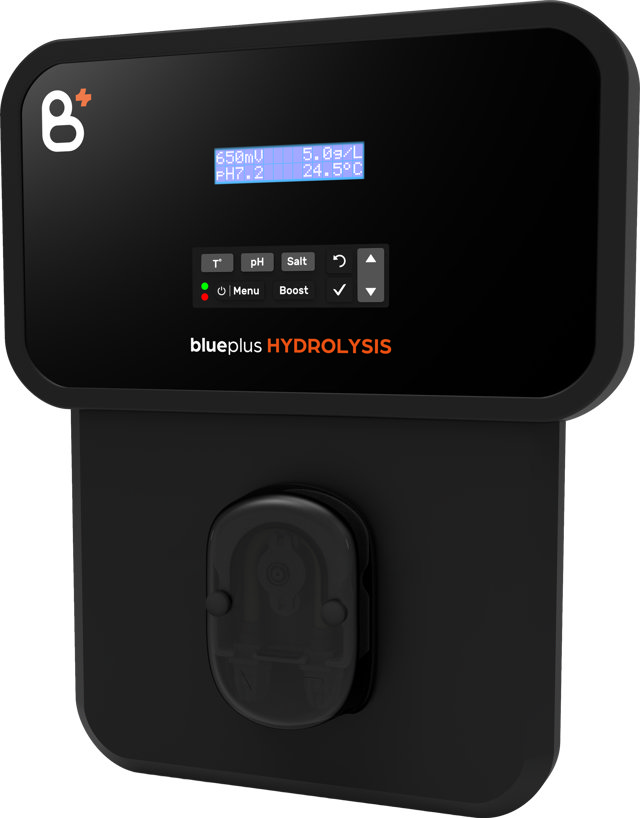blueplus hydrolysis 120 + vrije chloor meting