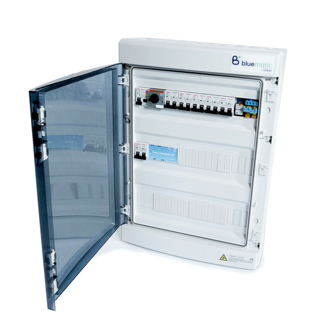 Bluematic control box trefaset
