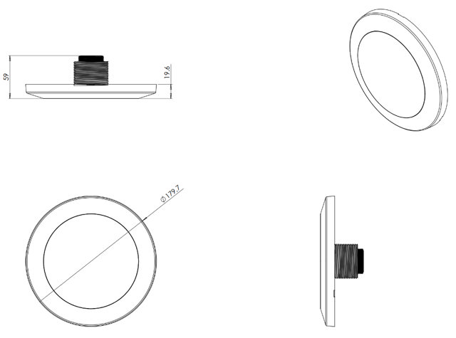 blueplus Brite XL kallvit 23W
