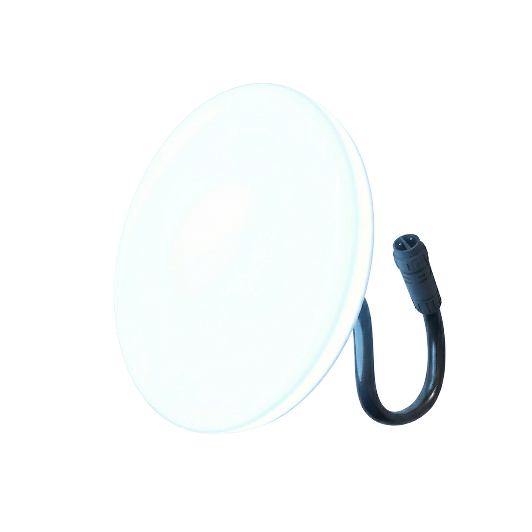 Relightable white 11W - 28,5V DC - 0,5A - 100mm