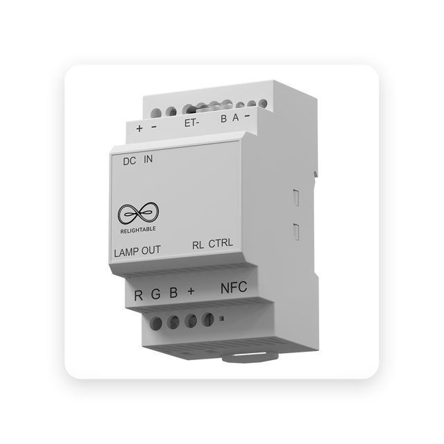 Relightable Controller incl DMX/MODbus/RS-485/...	