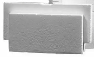 blueplus endestykke til polystyrenblok 1000 x 300 x 250mm