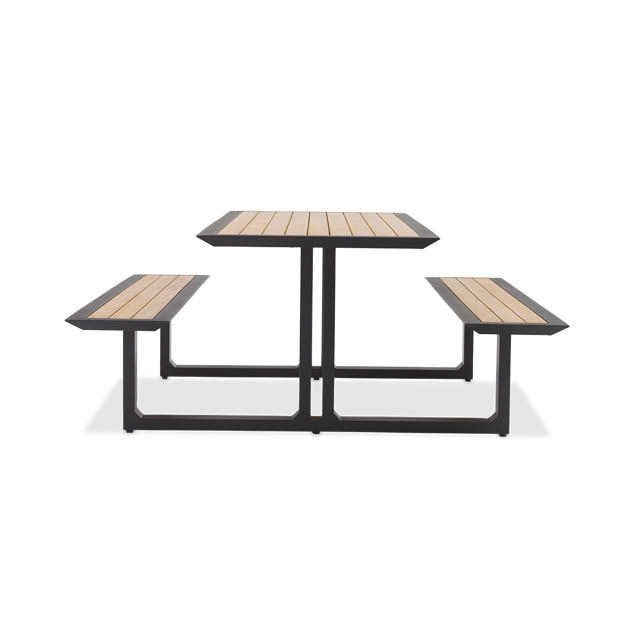 STAY NATURAL PICNIC TABLE Charcoal/teak