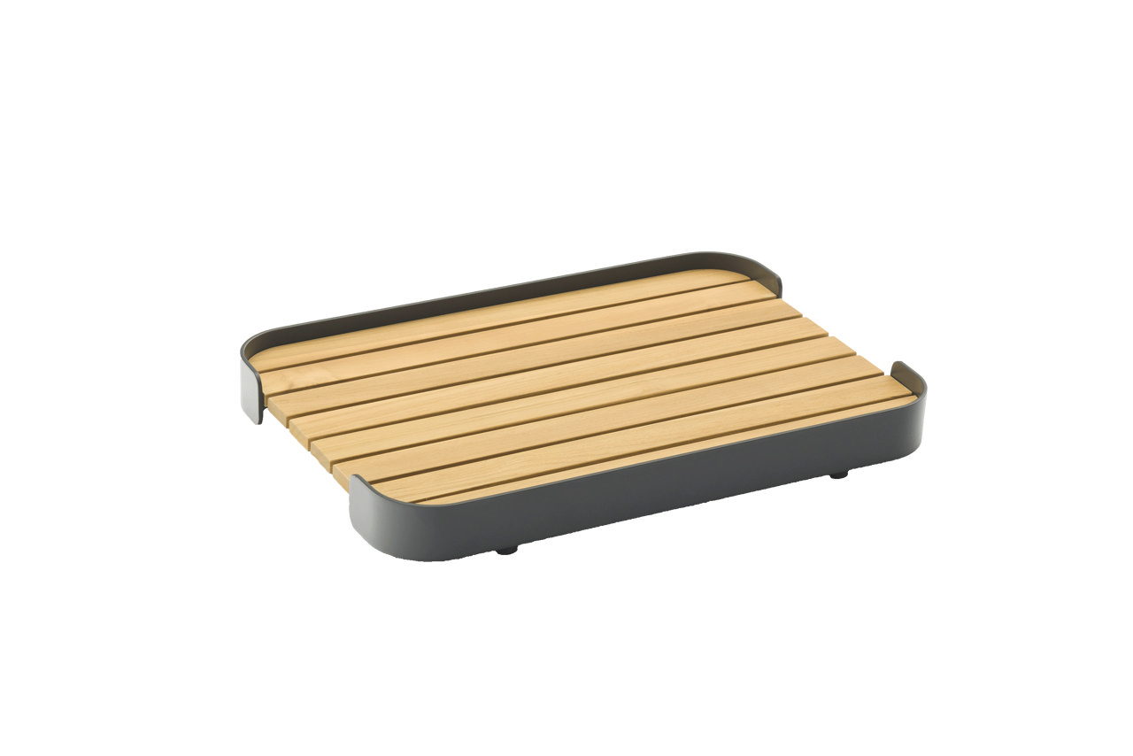STAY RECTANGULAR TRAY TEAK