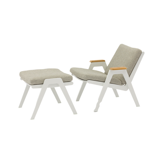 STAY FLEX Lounge Chair Stone (1 set)