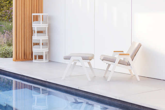 STAY FLEX Lounge Chair Stone (1 set)