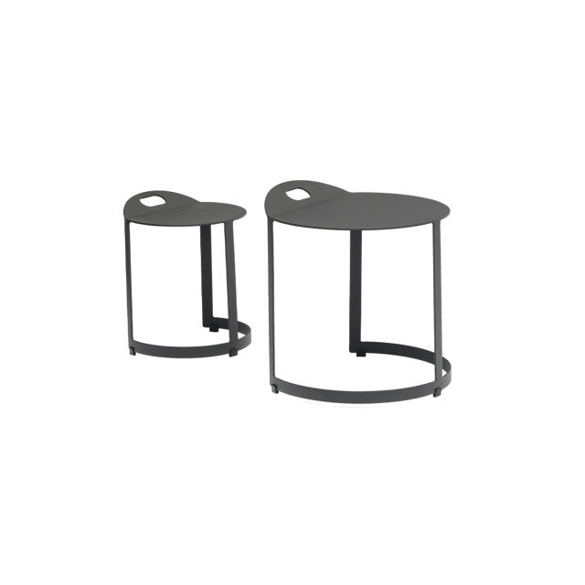 STAY GRIP Table Set Charcoal (set of 2)
