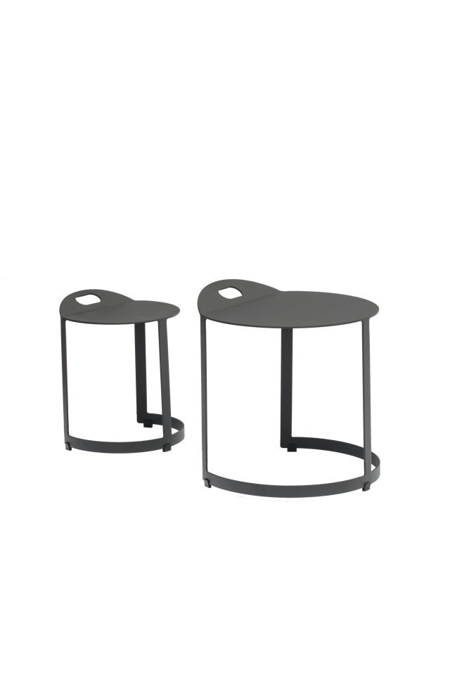 STAY GRIP Table Set Charcoal (set of 2)
