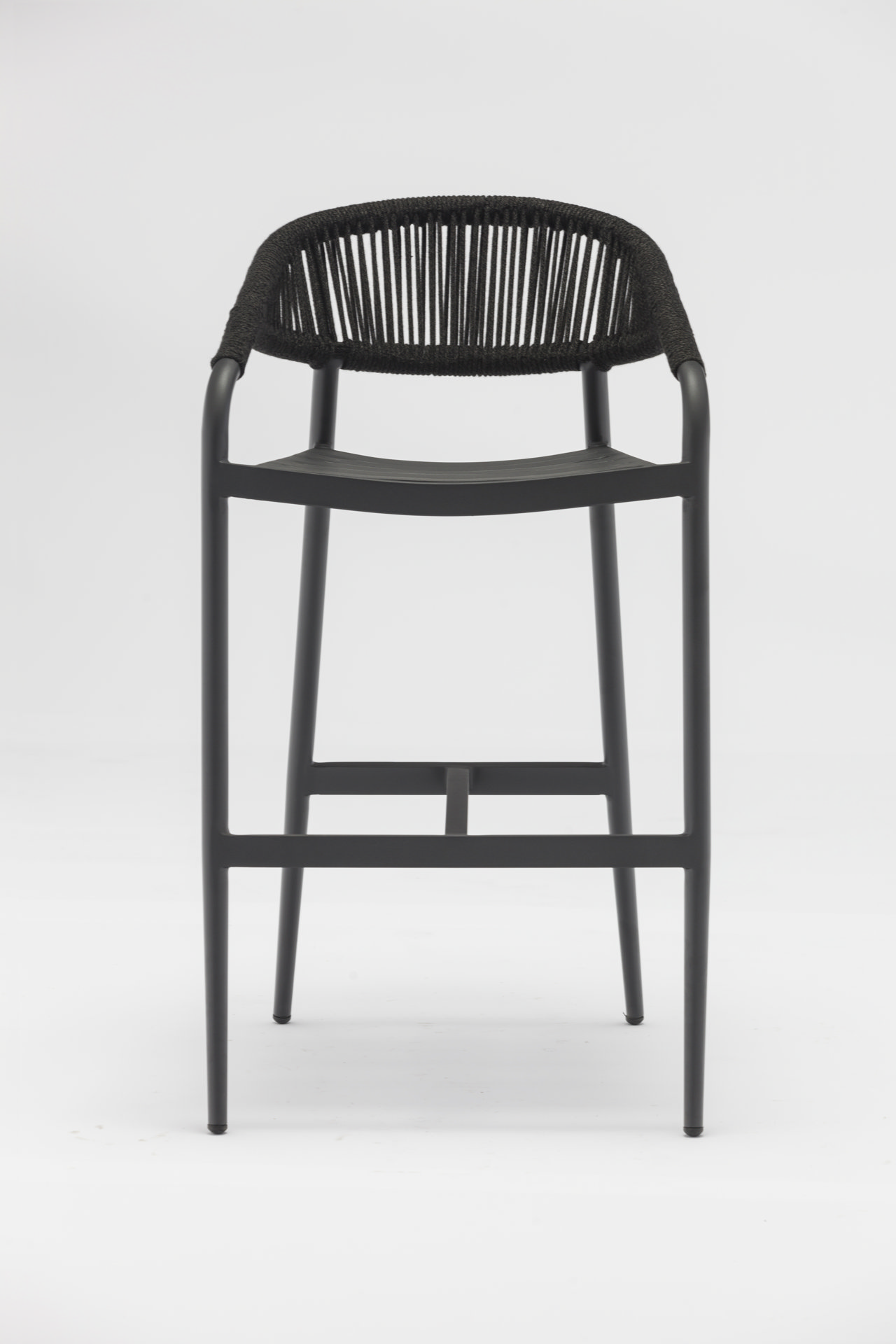 STAY NATURAL Rope Bar Chair black rope (incl. kussen)