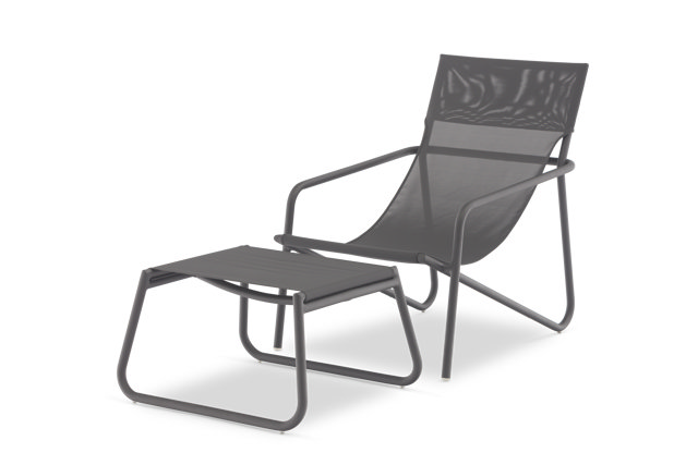 STAY COMFY footrest Charcoal/dark grey