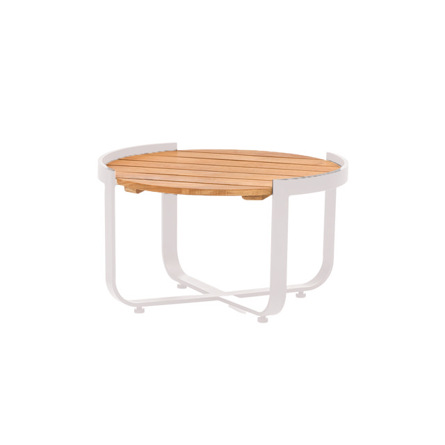 STAY NATURAL soffbord vit/teak