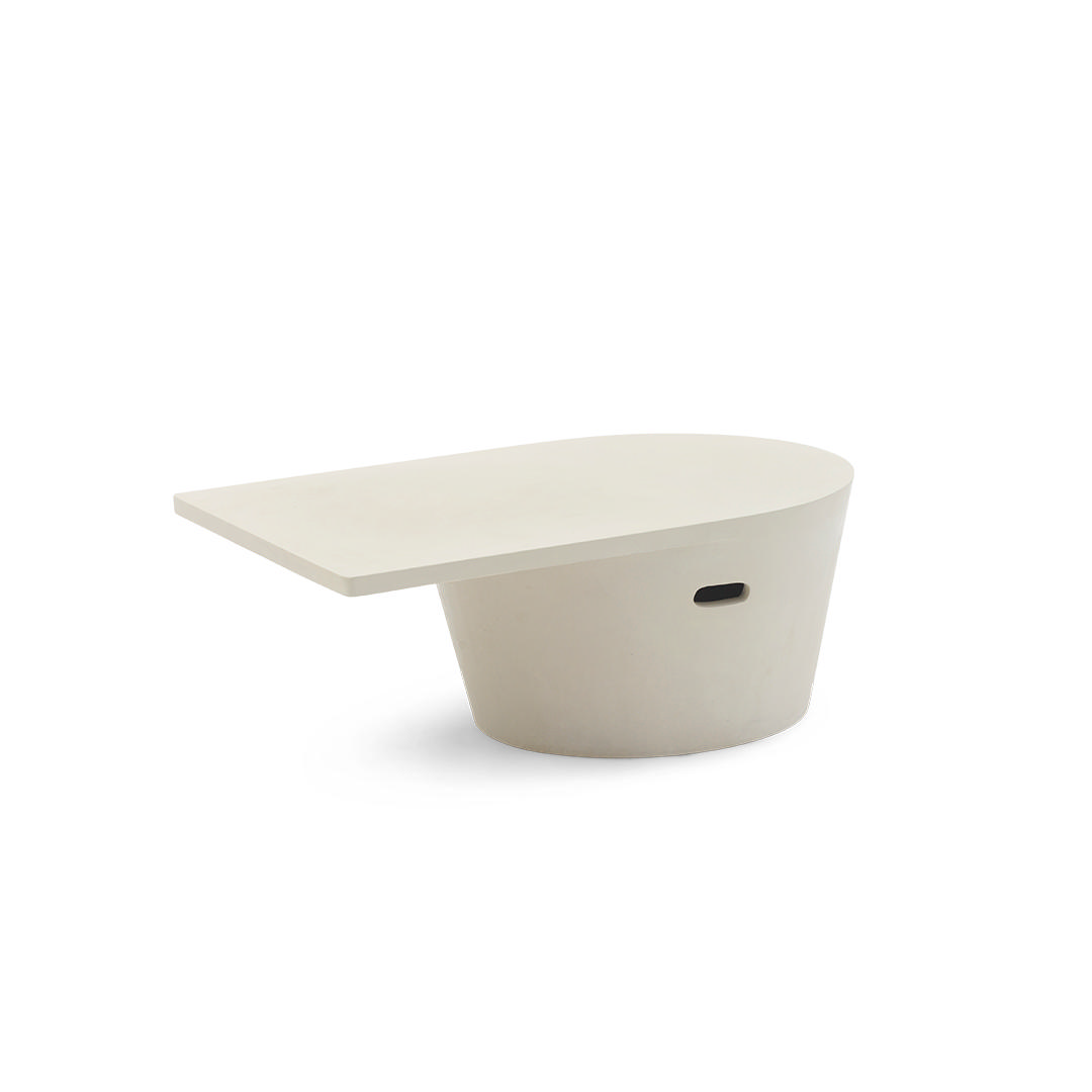 STAY ORGANIC side table dia 46 off white