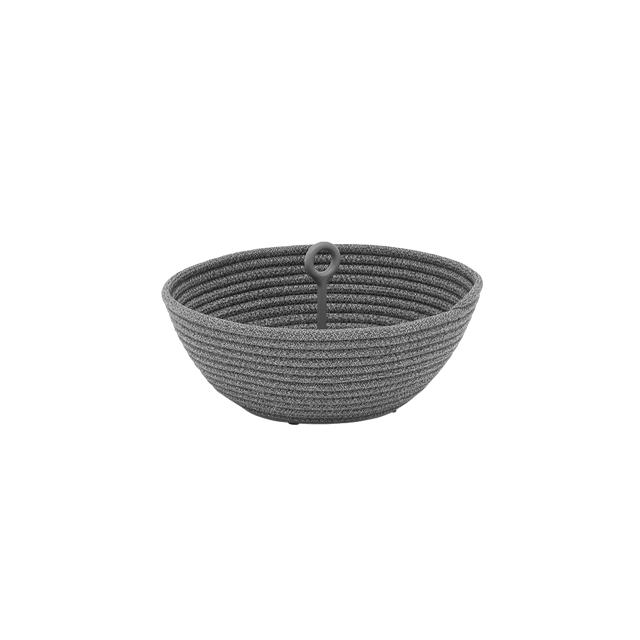 STAY BRAID BOWL ALU LARGE - Charcoal
