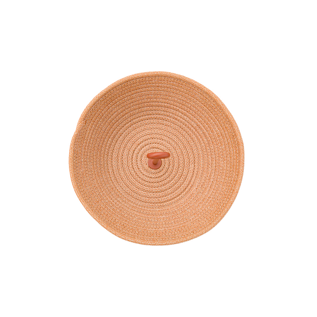 STAY BRAID BOWL ALU LARGE - terracotta
