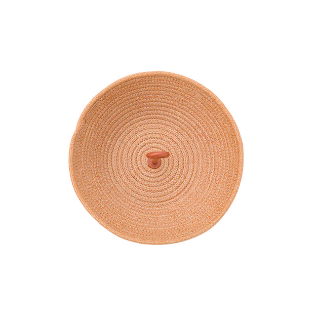 STAY BRAID BOWL ALU LARGE - terracotta