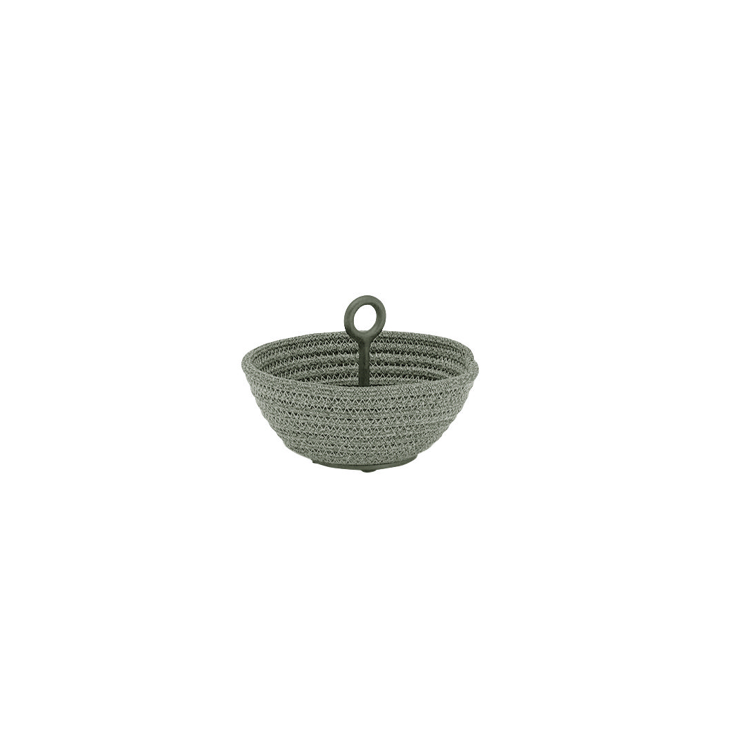 STAY BRAID BOWL ALU SMALL - green
