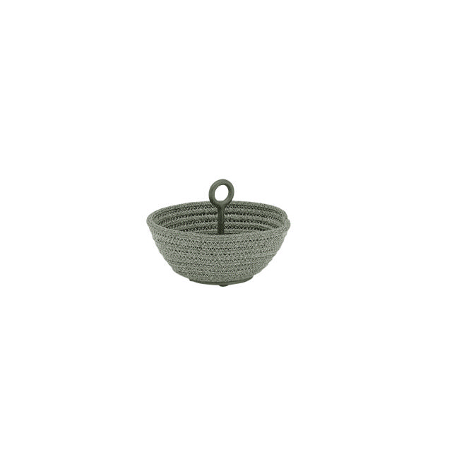 STAY BRAID BOWL ALU SMALL - green
