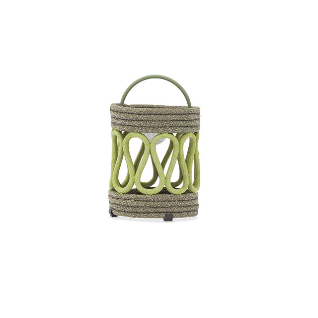 STAY BRAID LAMP ALU RECTANGULAR SMALL - Charcoal
