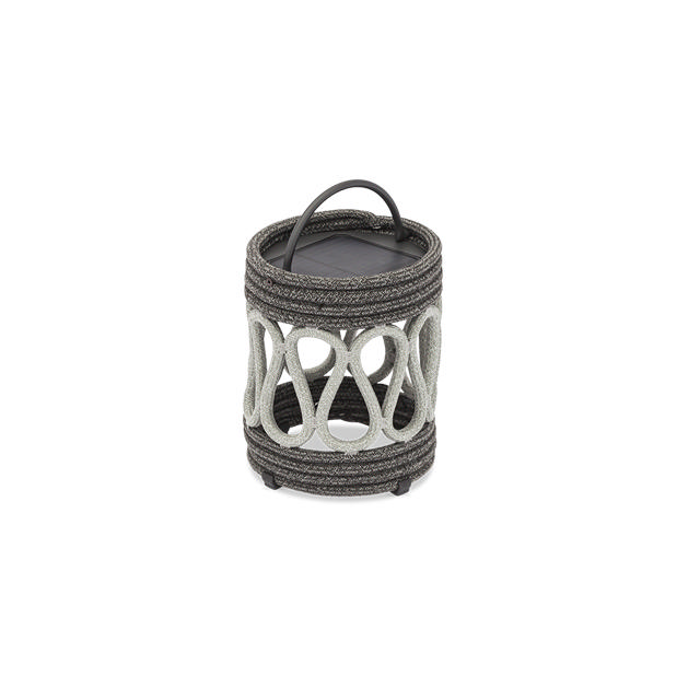 STAY BRAID LAMP ALU RECTANGULAR SMALL - Charcoal