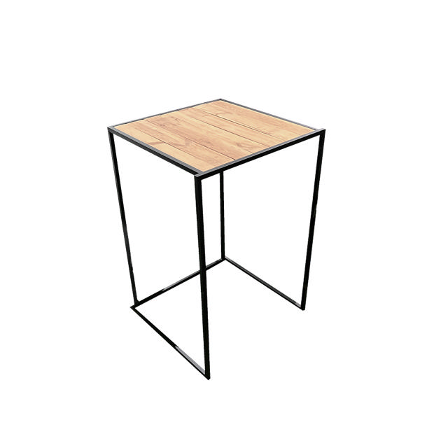 STAY NATURAL BAR TABLE Charcoal/wood