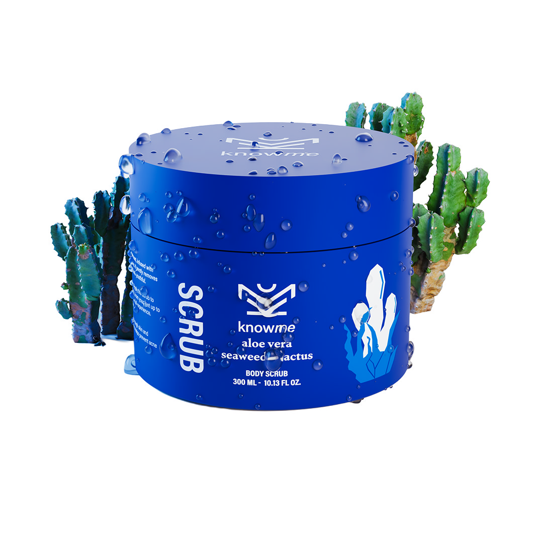 Knowme body scrub aloe vera