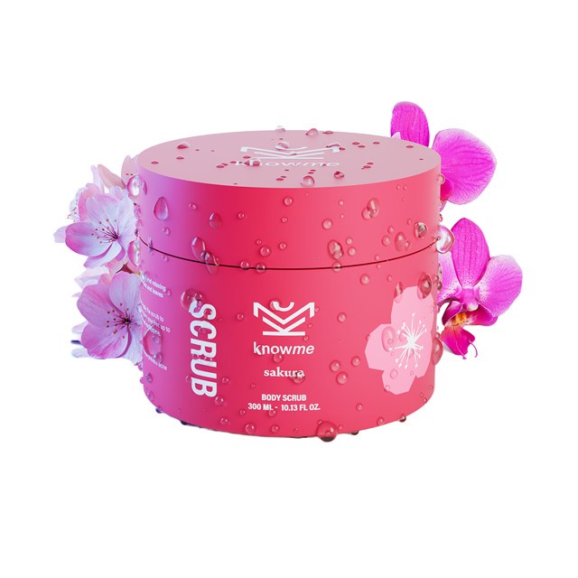 Knowme body scrub sakura