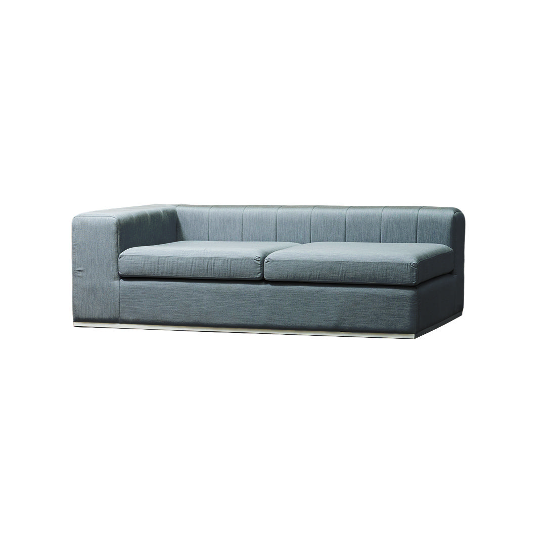 STAY BLOCKS DOUBLE LOUNGE LEFT Flanelle