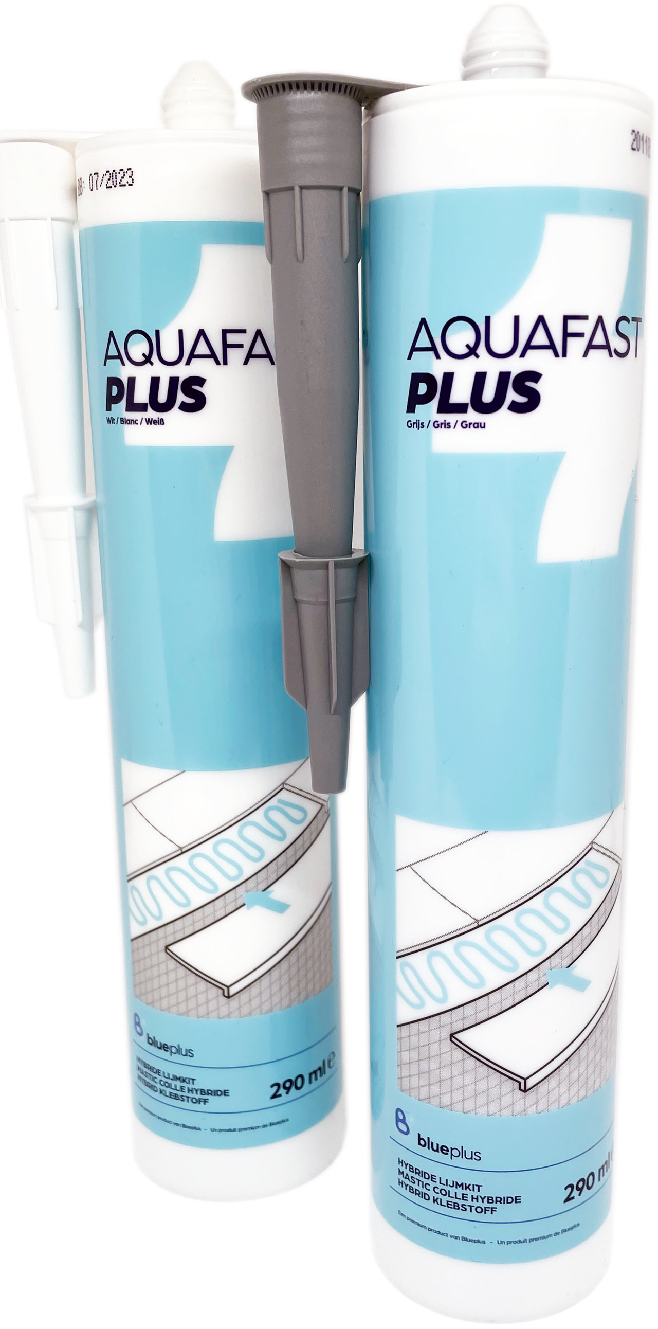 blueplus Aquafast Hybrid självhäftande tätningsmedel 290ml