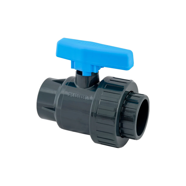 PVC Kogelkraan met enkele wartel PN16