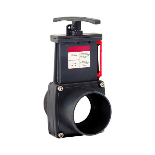 PVC-slussventil PN 3,5 - 50mm