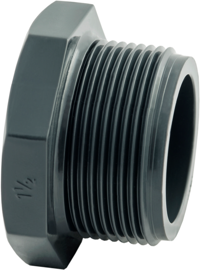 PVC gevindstik PN10 - 1