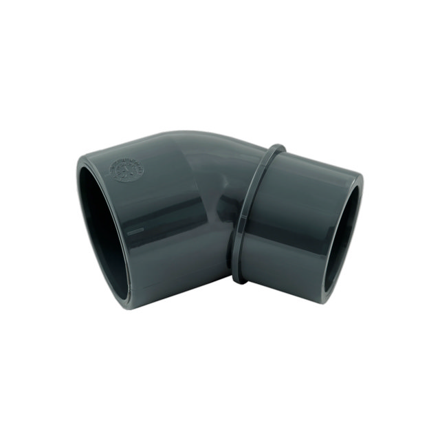 PVC Knie 45° verlopend PN16