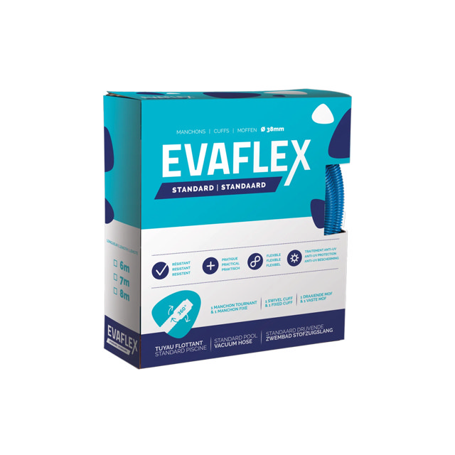 Drijvende stofzuigslang standard - 38mm