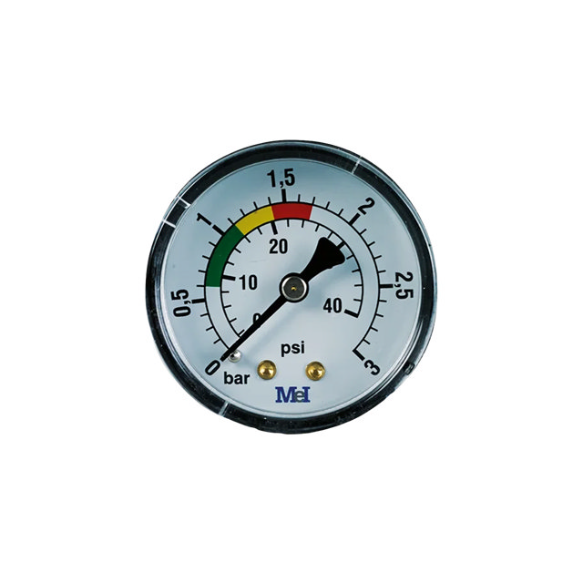 Manometer ABS droog achteraansluiting