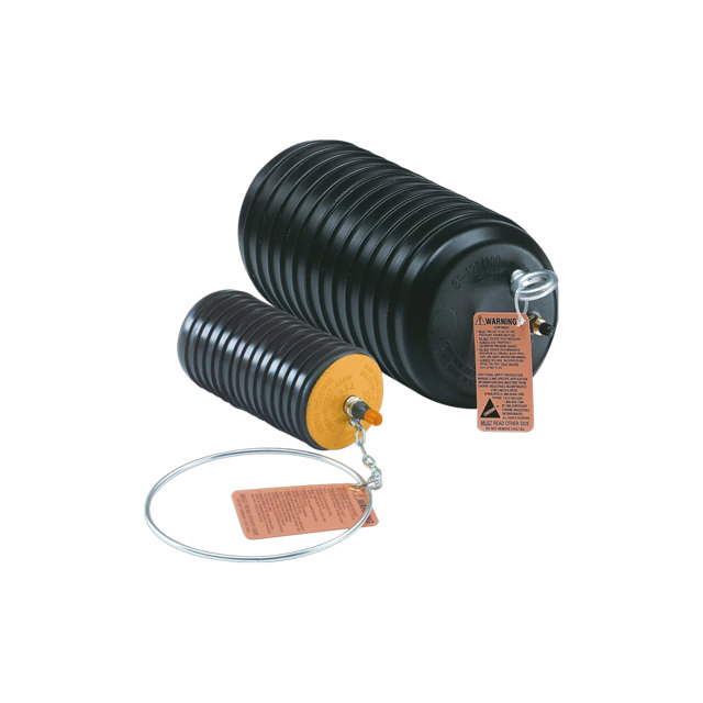 Uppblåsbar plugg i flera storlekar - 90/110 mm