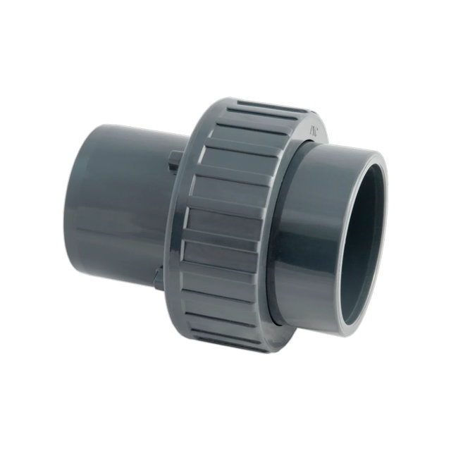 3 piece Union PVC Pressure solvent socket FxM/F Ø 50x50/40