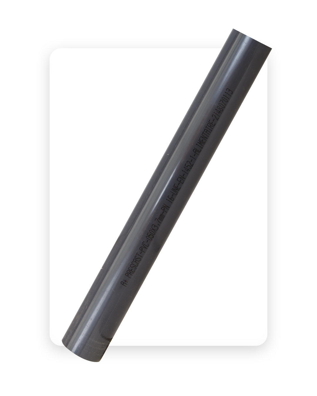 Pressure tube PVC - 1m