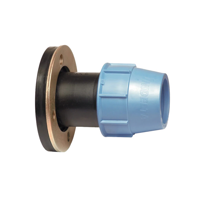 PE klemkoppeling met flensaansluiting