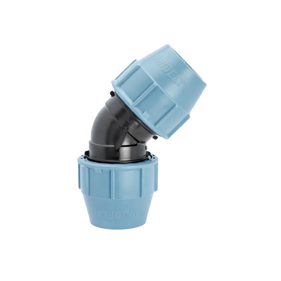 45° Elbow - PE compression fitting
