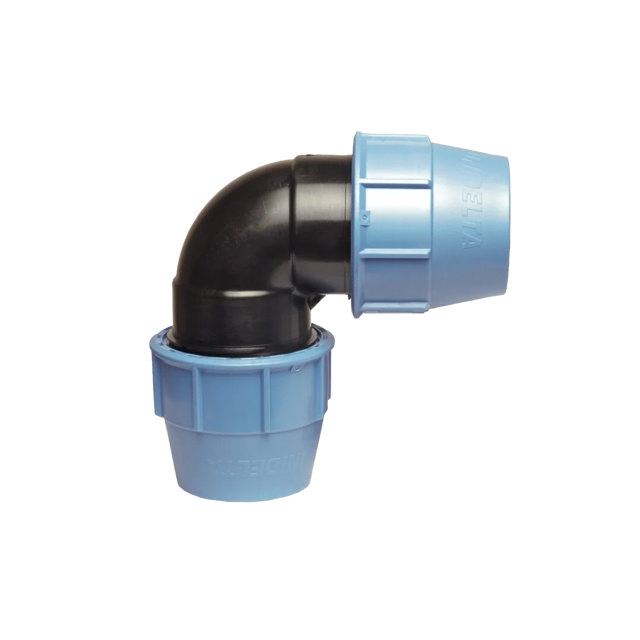 90° Elbow - PE compression fitting