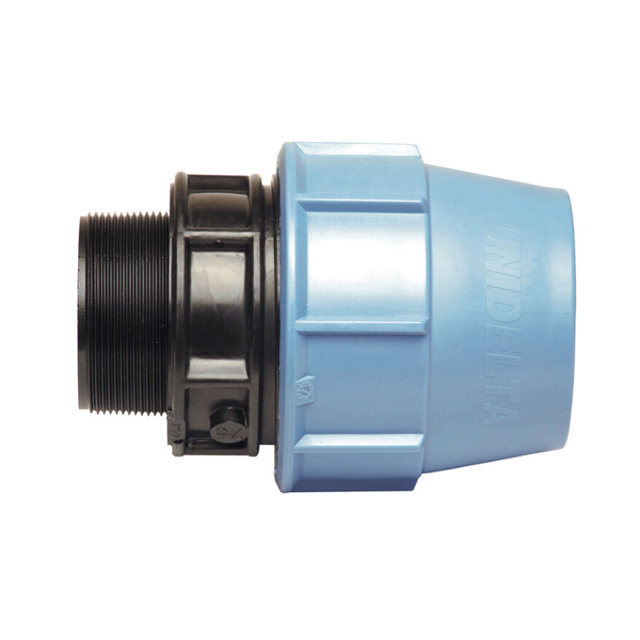 Male coupling - PE compression fitting Ø 50x1