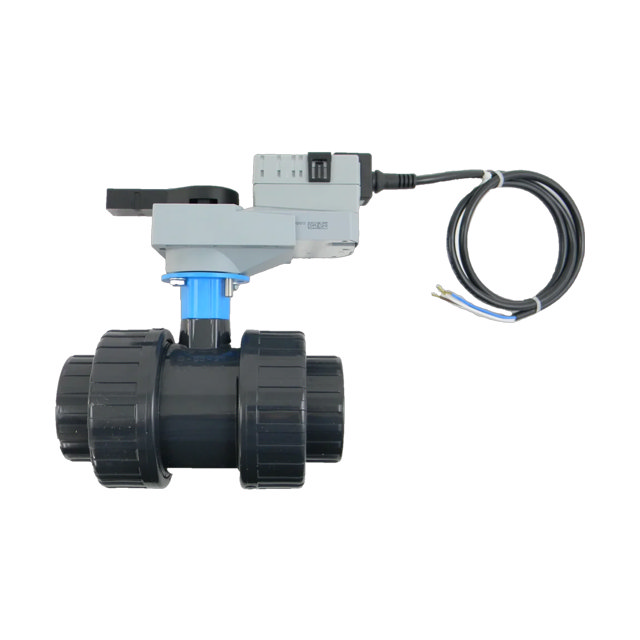 PVC Elektrische 2-weg kogelkraan 230V