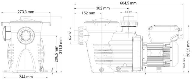 Hayward K-Flo 1,50PK VSTD