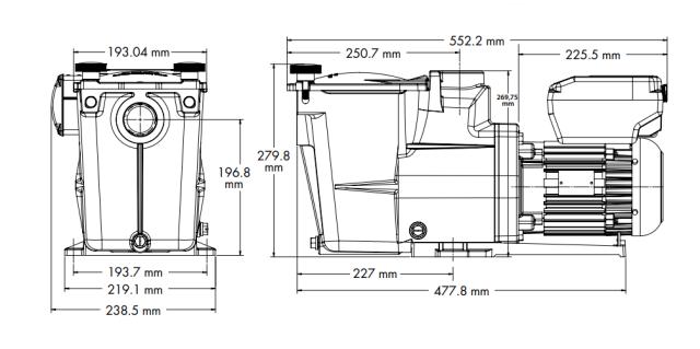 Hayward Super pomp 1PK VSTD