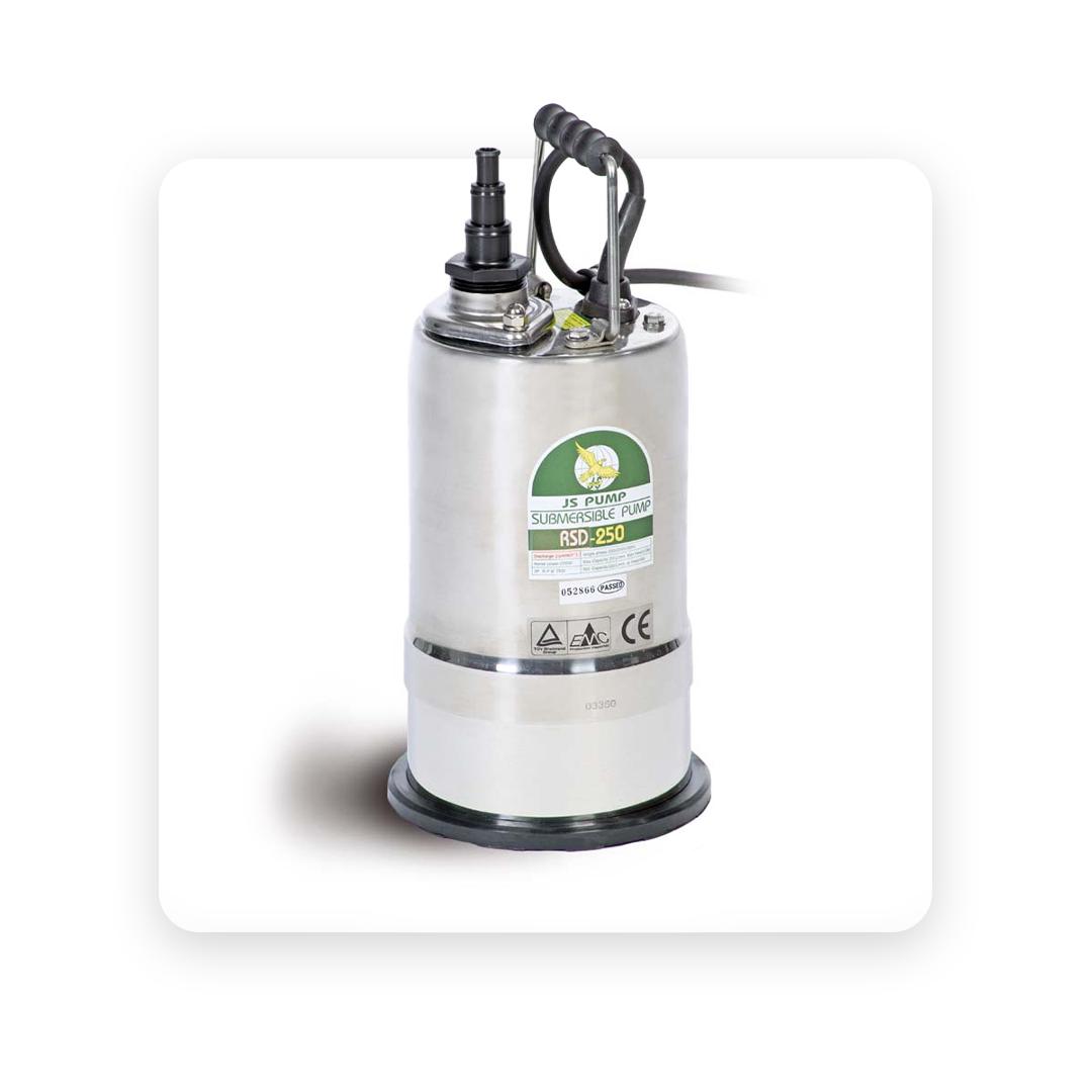 Submersible drainage pump RSD-250 incl float